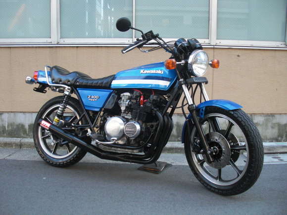 Z400fx J ブルー 旧車バイク 絶版車バイク Banban車輌館