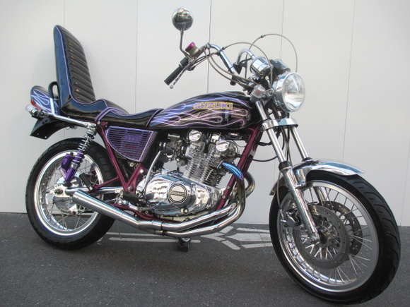 GS400 ブラック/パープル 旧車バイク・絶版車バイク BANBAN車輌館